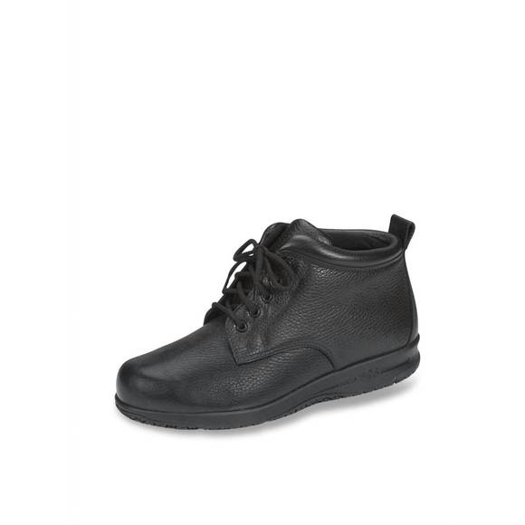 NEW SAS alpine non slip lace up boot - wide in black - Picture 2 of 4